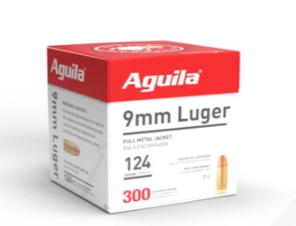 AGUILA MUNIZIONE 9MM FMJ 124GR 50X